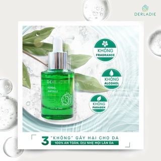 Tinh chất Derladie Herbal Ampoule For Blemish 30ml dành cho da mụn