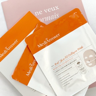 Mặt nạ thạch dưỡng da MediAnswer Real Skin Fit Collagen Mask 35g cải thiện nếp nhăn chống lão hóa