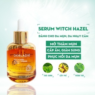 Serum Derladie Witch Hazel Perfect Vitamin Serum 35ml chiết xuất cây phỉ giúp giảm mụn