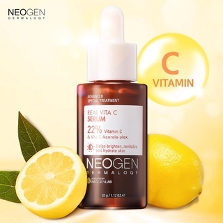 Tinh chất Neogen Dermalogy Real Vita C Serum 22% 5% Niacinamide 32g giúp sáng da giảm thâm dưỡng ẩm da