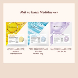 Mặt nạ thạch MediAnswer Collagen Mask 35g chăm sóc da toàn diện