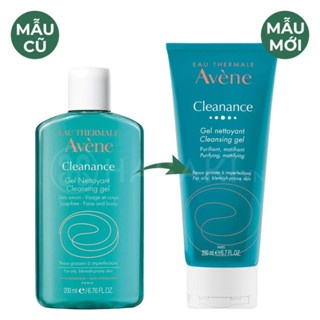 Sữa rửa mặt Avene Cleanance Cleansing Gel 200ml dạng gel cho da nhờn, mụn