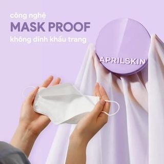 Phấn nước Aprilskin Ultra Slim Cushion 30g (kèm lõi refill) giúp lưu giữ lớp nền đến 9h