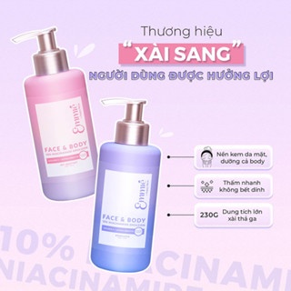 Kem dưỡng trắng Emmie Face & Body Emulsion 10% Niacinamide 230g dưỡng trắng hiệu quả