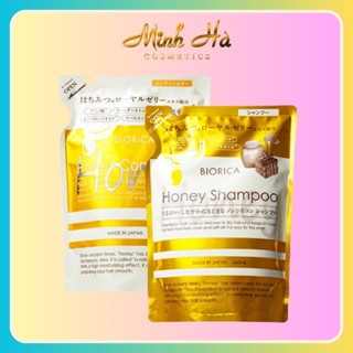 Dầu gội xả mật ong Biorica Honey túi vàng 360ml phục hồi, làm mềm giúp tóc chắc khỏe