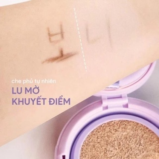 Phấn nước Aprilskin Ultra Slim Cushion 30g (kèm lõi refill) giúp lưu giữ lớp nền đến 9h