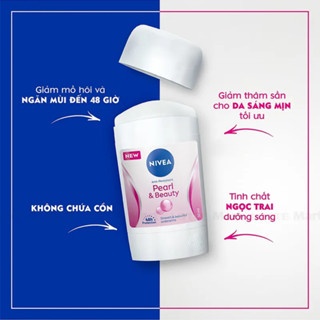 Sáp khử mùi Nivea Pearl & Beauty và Extra Brightening 50ml ngăn mùi cơ thể