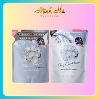 Dầu gội xả đất sét Biorica Clay 360ml phục hồi hư tổn giảm thiểu tình trạng khô xơ