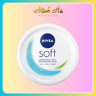 Kem dưỡng ẩm Nivea Soft 200ml chống khô nẻ, giúp da mịn màng