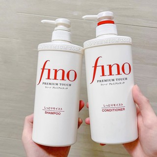 Dầu gội xả Fino Premium Touch Shampoo 550ml phục hồi tóc giúp tóc mềm mượt