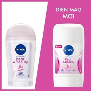 Sáp khử mùi Nivea Pearl & Beauty và Extra Brightening 50ml ngăn mùi cơ thể