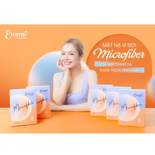 Mặt nạ Emmie Microfiber Mask 28g dưỡng ẩm làm dịu da mờ nếp nhăn