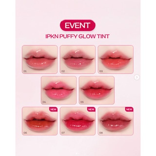 Son IPKN Puffy Glow Tint 5.3ml màu sắc lên môi chuẩn tạo hiệu ứng đôi môi căng mọng