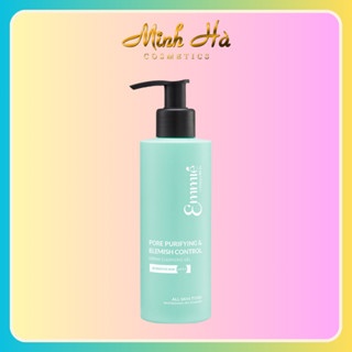 Gel rửa mặt Emmie by Happy Skin Pore Purifying & Blemish Control Derma Cleansing Gel 180ml sạch sâu và giảm mụn