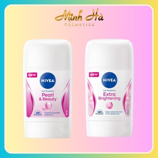 Sáp khử mùi Nivea Pearl & Beauty và Extra Brightening 50ml ngăn mùi cơ thể