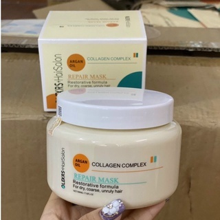 Kem ủ tóc phục hồi Olexrs Collagen Complex Repair Mask 500ml dưỡng ẩm và bảo vệ tóc