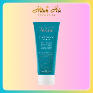 Sữa rửa mặt Avene Cleanance Cleansing Gel 200ml dạng gel cho da nhờn, mụn