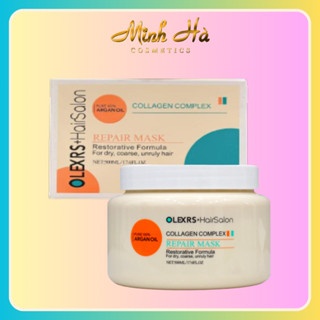 Kem ủ tóc phục hồi Olexrs Collagen Complex Repair Mask 500ml dưỡng ẩm và bảo vệ tóc