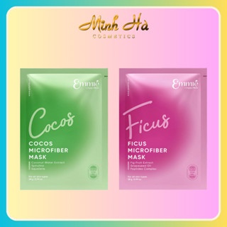 Mặt nạ Emmie Microfiber Mask 28g dưỡng ẩm làm dịu da mờ nếp nhăn