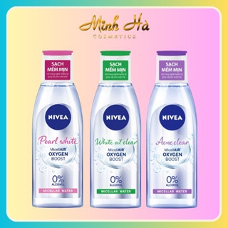 Nước tẩy trang Nivea MicellAIR Oxygen Boost 200ml giúp làm sạch sâu bề mặt da