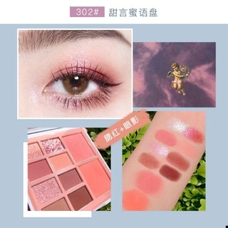 Bảng phấn mắt & má hồng 10 ô Gogo Tales Vintage Velvet GT153 10g lên màu chuẩn bám màu tốt