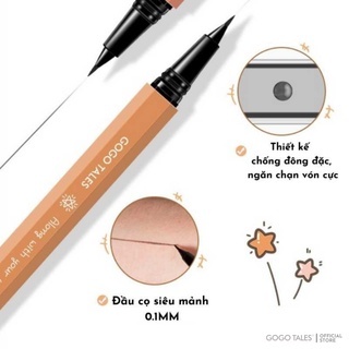 Kẻ mắt dạ Gogo Tales Slender Beckoning Eyeliner 0.6ml chống nước sắc nét siêu mảnh