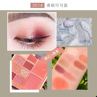 Bảng phấn mắt & má hồng 10 ô Gogo Tales Vintage Velvet GT153 10g lên màu chuẩn bám màu tốt