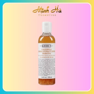 Nước hoa hồng Kiehls Calendula Herbal Extract Alcohol-Free Toner 250ml làm dịu da chống oxy hóa