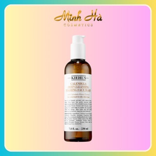 Sữa rửa mặt Kiehls Calendula Deep Cleansing Foaming 230ml làm sạch sâu cấp ẩm dịu nhẹ