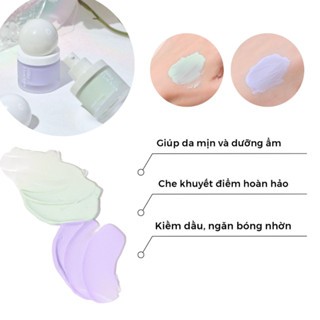 Kem lót Gogo Tales Small Ice Ball Light GT450 #G02 Purple 35g chất kem mịn nhẹ dễ tán thấm nhanh trên da