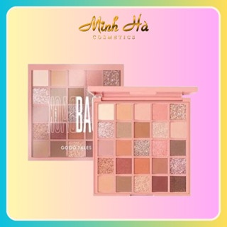Bảng phấn mắt 25 ô Gogo Tales Crystal Color Charming Eyes 29.5g chất phấn mịn dễ tán