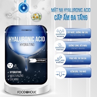 Mặt nạ Foodaholic Premium 23ml giúp dưỡng trắng, chống lão hóa, cấp ẩm và hỗ trợ giảm mụn