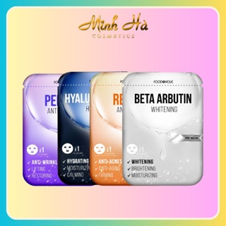 Mặt nạ Foodaholic Premium 23ml giúp dưỡng trắng, chống lão hóa, cấp ẩm và hỗ trợ giảm mụn