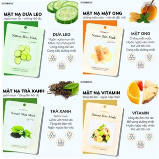 Mặt nạ Foodaholic Nature Skin Mask 23ml dưỡng da cấp ẩm