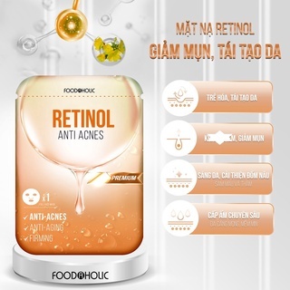 Mặt nạ Foodaholic Premium 23ml giúp dưỡng trắng, chống lão hóa, cấp ẩm và hỗ trợ giảm mụn