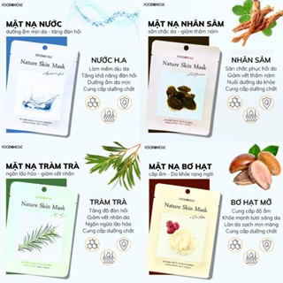 Mặt nạ Foodaholic Nature Skin Mask 23ml dưỡng da cấp ẩm