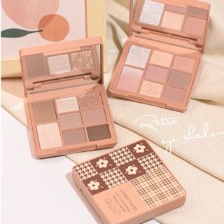 Phấn mắt 8 ô Gogo Tales Retro Mist 11.5g chất phấn mịn dễ tán
