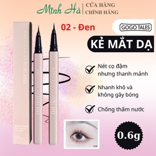 Kẻ mắt dạ GoGo Tales Of Eyeliner Fine Makeup 0.6g nét vẽ thanh mảnh, lâu trôi