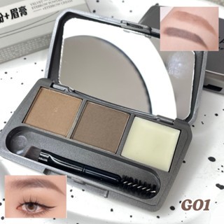 Bột tán chân mày GoGo Tales 4.4g bám đều màu tự nhiên
