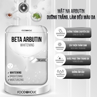 Mặt nạ Foodaholic Premium 23ml giúp dưỡng trắng, chống lão hóa, cấp ẩm và hỗ trợ giảm mụn
