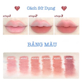 Chì kẻ viền môi Gogo Tales Velvet Fog Liner độ phủ màu tự nhiên