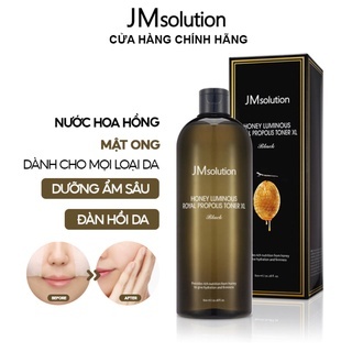 Nước hoa hồng JMSolution Luminous 600ml cấp ẩm làm dịu da