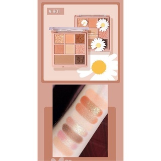 Phấn mắt 8 ô GoGo Tales hoa cúc 12.5g #801 giúp đôi mắt tỏa sáng ở mọi góc độ
