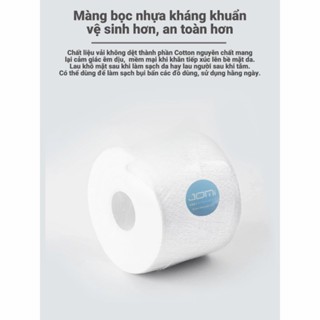 Khăn lau mặt khô Jomi 80 tờ đa năng, siêu thấm hút, mềm mại cho da