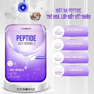 Mặt nạ Foodaholic Premium 23ml giúp dưỡng trắng, chống lão hóa, cấp ẩm và hỗ trợ giảm mụn