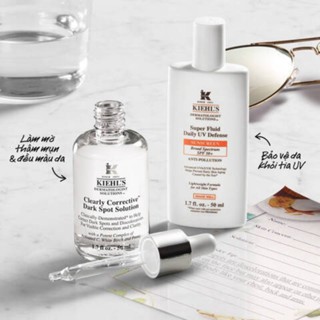 Serum Kiehl's Clearly Corrective Dark Spot Solution 15ml làm sáng da mờ thâm mụn