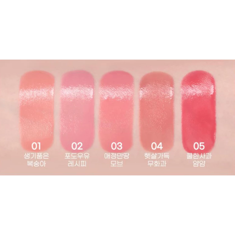 Má hồng dạng kem Peripera Syrupy Tok Cheek 9g căng bóng lên màu chuẩn