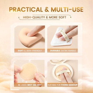 Bông mút cushion Focallure kích thước nhỏ gọn kết cấu bông phấn mềm mại