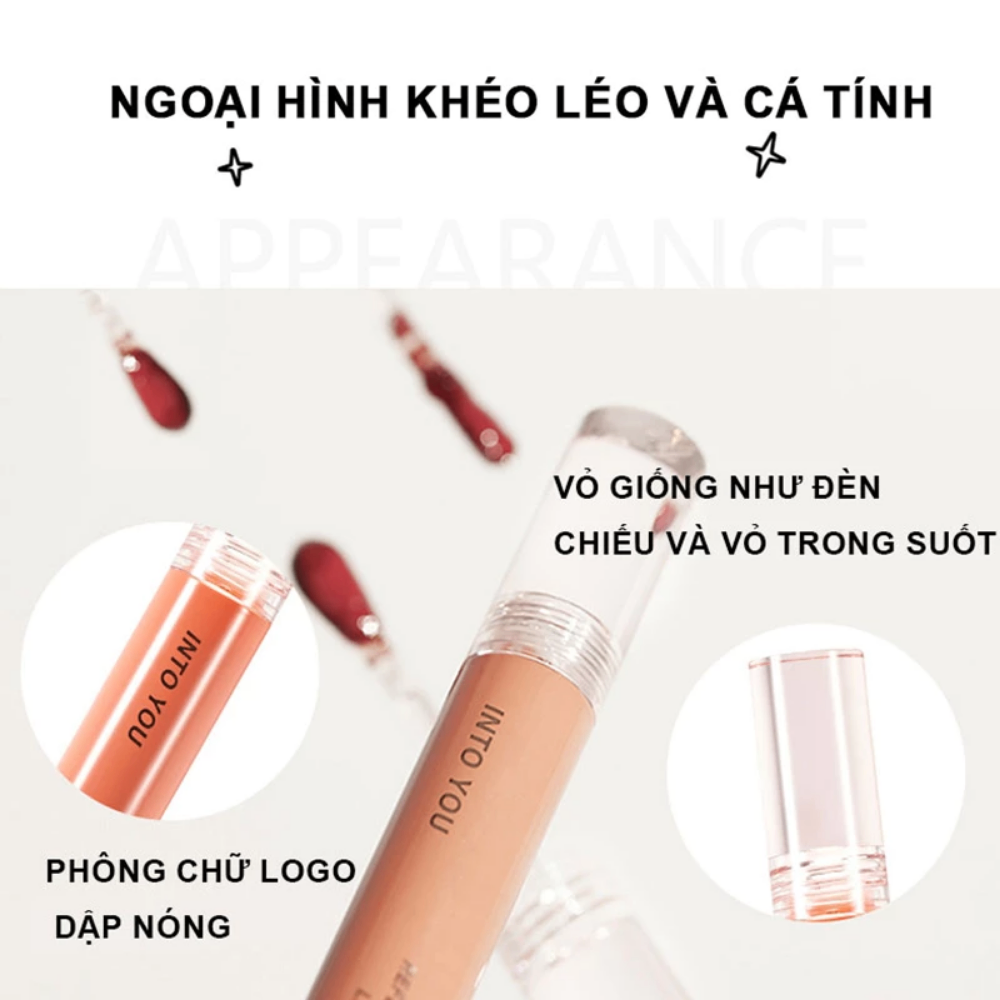 Son tint bóng Into You Water Reflecting Lip Tint 2.5g căng mướt lên màu chuẩn