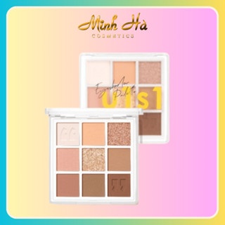 Bảng phấn mắt Focallure 9 ô Eyeshadow Palette FA167 9g trang điểm, tông màu thời thượng